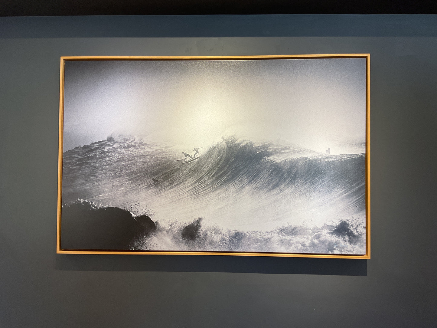36”x56” Heavy Out There Framed Canvas