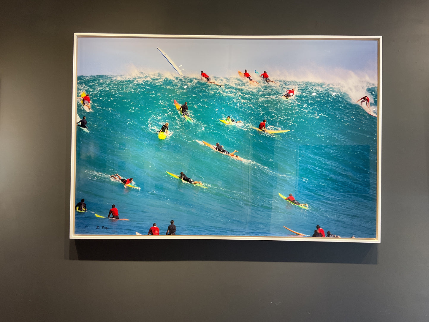 40”x60” Framed Jaws Lineup