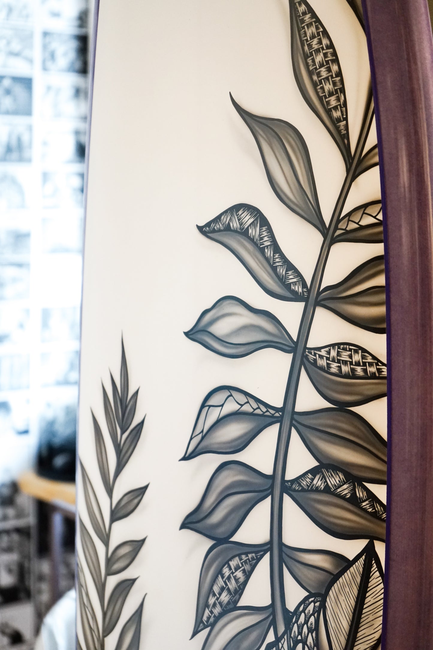Nano Painted Surfboard