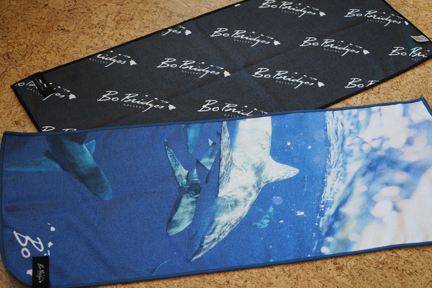 Athletic Towel - Blue Sharks
