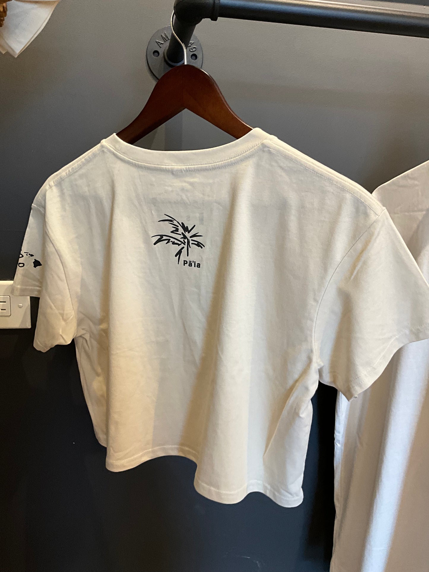 Women’s Crop Sunset Palm