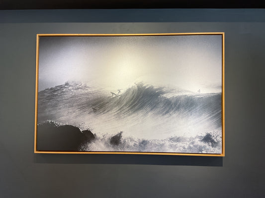 36”x56” Heavy Out There Framed Canvas