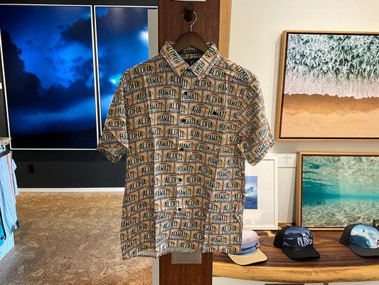 Aloha Shirt - License Plate