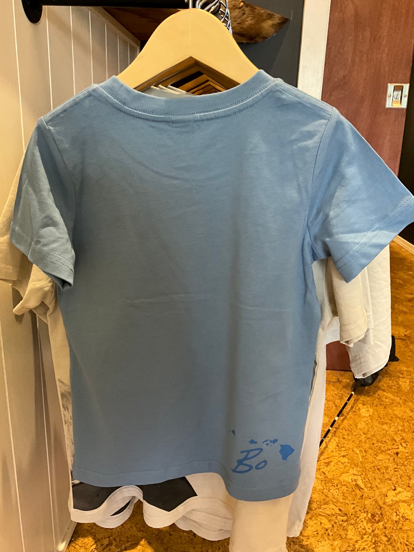 Kids Blue Palm Shirt